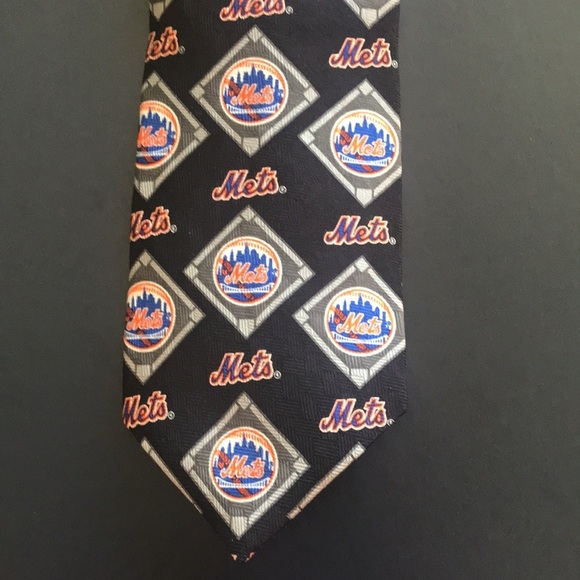 Mets vintage tie silk RM Sport Ralph Marlin & Co 1999 rare - Picture 7 of 9